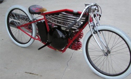 Super Twin Thrust Bike with pulse jets