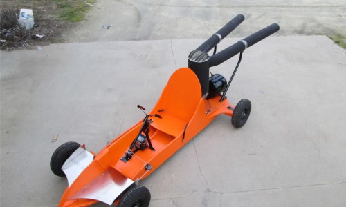 Orange Go Kart with pulse jets