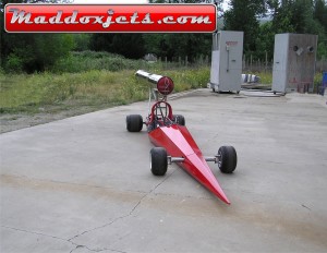 Go Kart Dragster with pulse jets